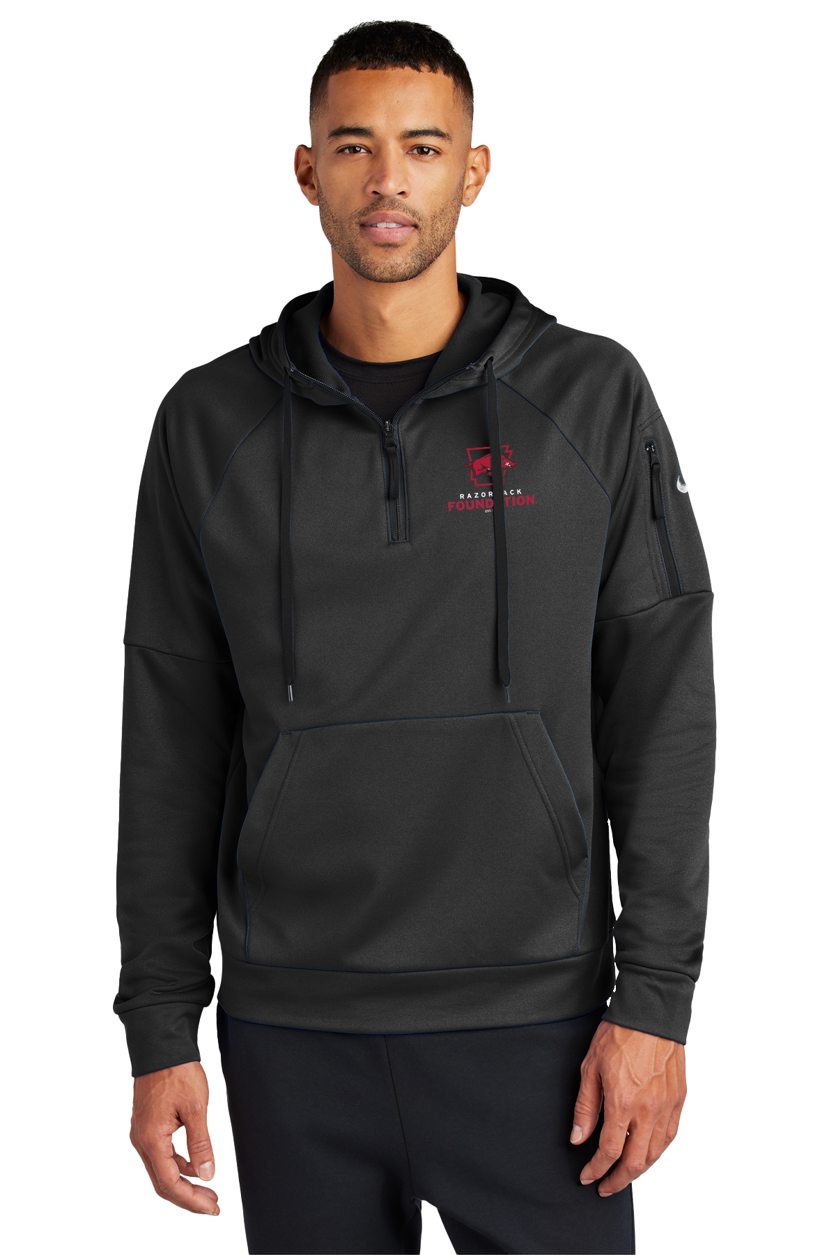 Razorback Foundation Nike 1/4 Zip Fleece Hoodie