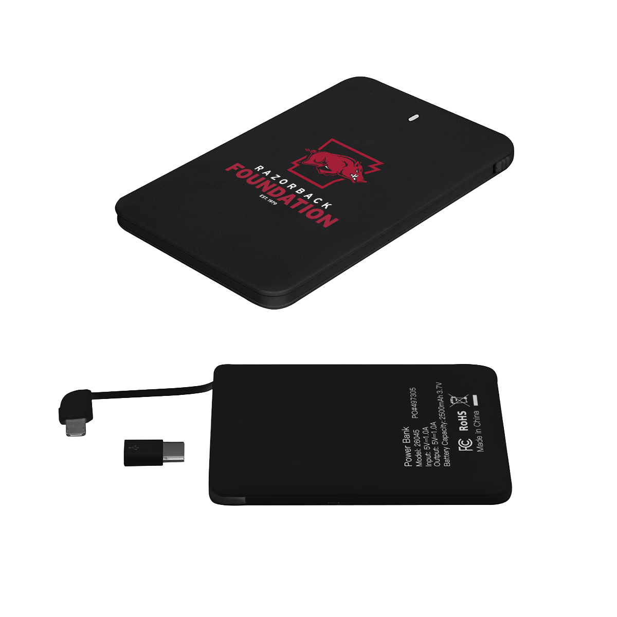 Razorback Foundation GameDay Portable Phone Power Bank