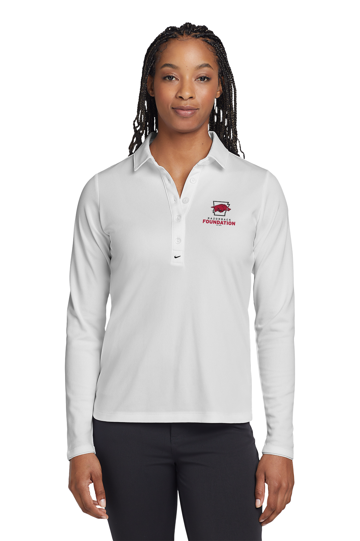 Razorback Foundation Women's Long Sleeve Dri-FIT Polo
