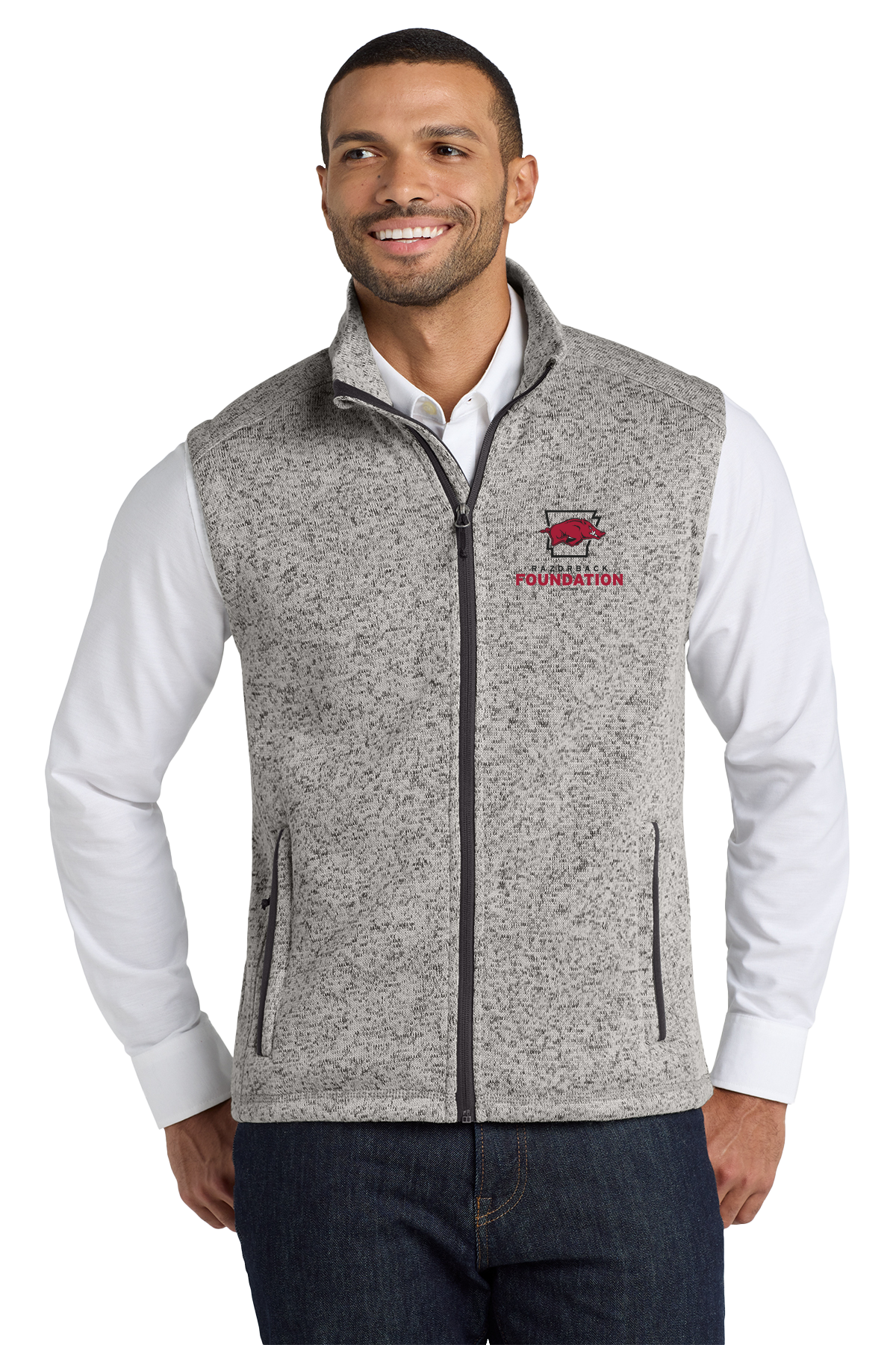 Razorback Foundation Sweater Fleece Vest