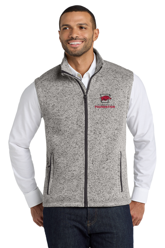 Razorback Foundation Sweater Fleece Vest