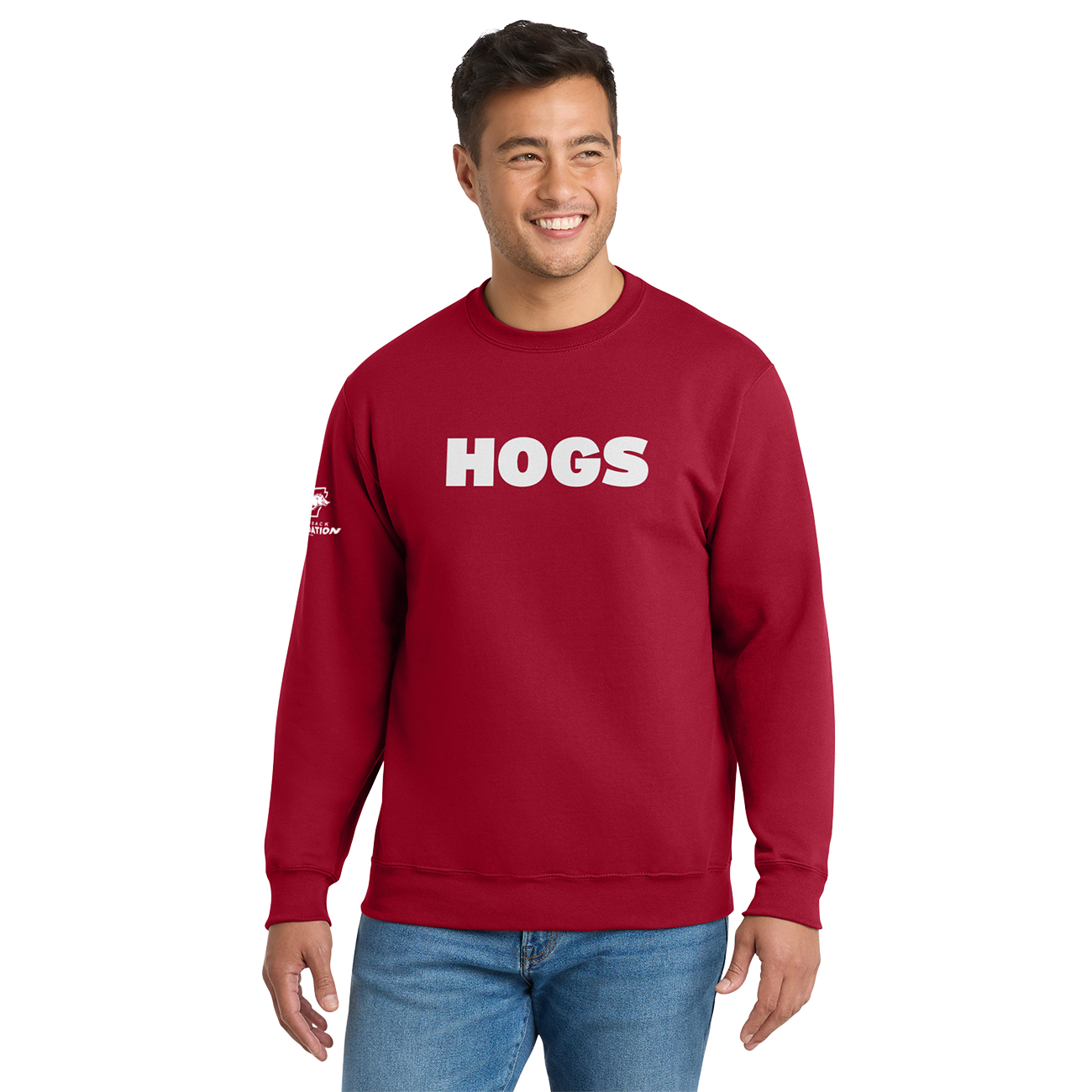 Razorback Foundation Fleece Crewneck Sweatshirt