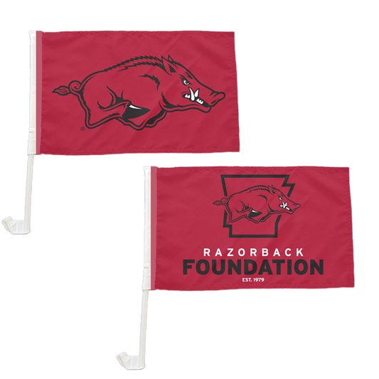 Razorback Foundation Car Flag (2 pack)